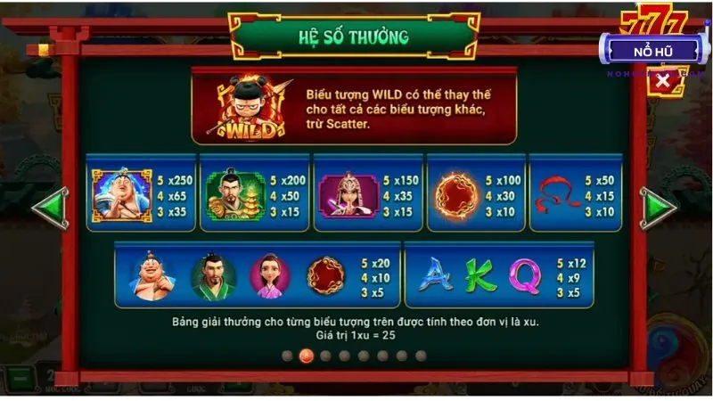 Biểu tượng trong Nổ Hũ Natra Ma Đồng Giáng Thế cực nhiều chức năng